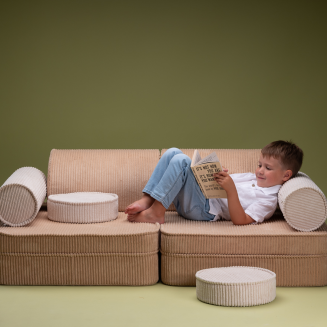  Wigiwama Settee Brown Sugar Children's Sofa - 11