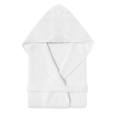  Graccioza Melody White hooded bathrobe
