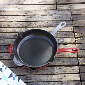  Staub cast iron frying pan with metal handle - 26 cm, graphite - 7