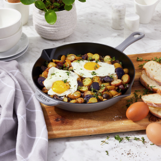  Staub cast iron frying pan with metal handle - 26 cm, graphite - 5