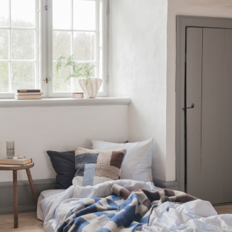 Pościel Mette Ditmer DIAGONAL Light Grey & Sand 200×220 cm - 5