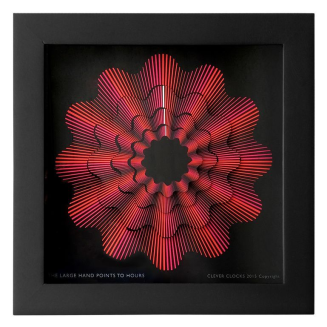  Clever Clocks Red Ribbon L clock - 2