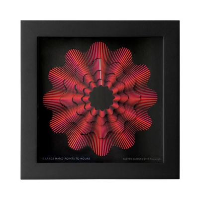  Clever Clocks Red Ribbon L clock