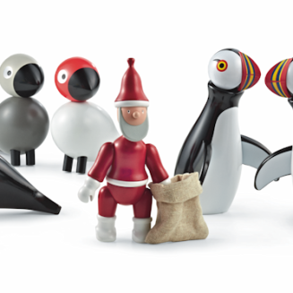  Wooden figurine Kay Bojesen Puffin 19 cm - 7