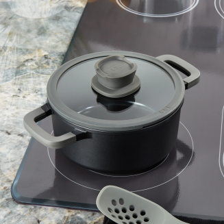 BergHOFF | Garnek z pokrywą non-stick Stone+ 24x11  cm 4.4 l - 4