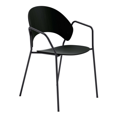 Chair with armrests Eva Solo Dosina black oak