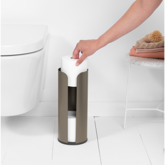  Brabantia ReNew Platinum toilet paper dispenser - 4