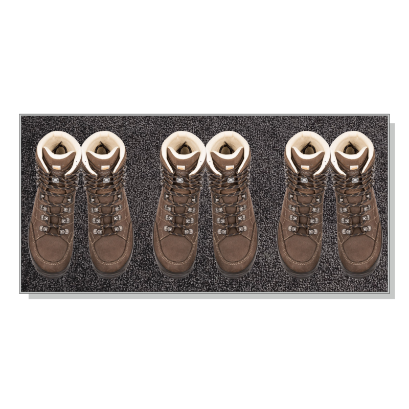  Keilbach Perfetto shoe pad 77x37 cm dark gray