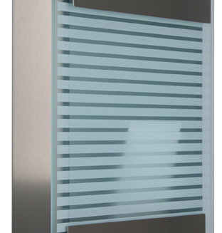  Keilbach Glasnost White Stripes letterbox - 2