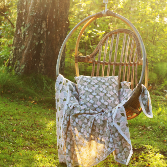 Koc Lapuan Kankurit TULPPAANI rose-olive 130x180 cm - 2