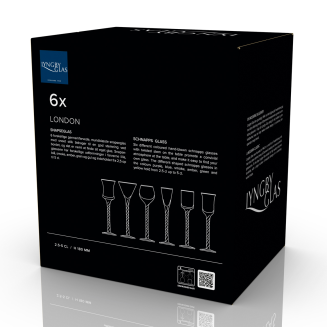 Kieliszki do wódki Lyngby Glas Aquavit London 6 szt. - 9