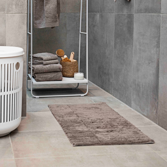  Zone Denmark Tiles Soft Grey Bath Mat 50x80 cm - 3