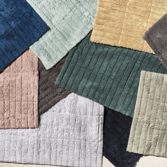  Zone Denmark Tiles Soft Grey Bath Mat 50x80 cm - 2