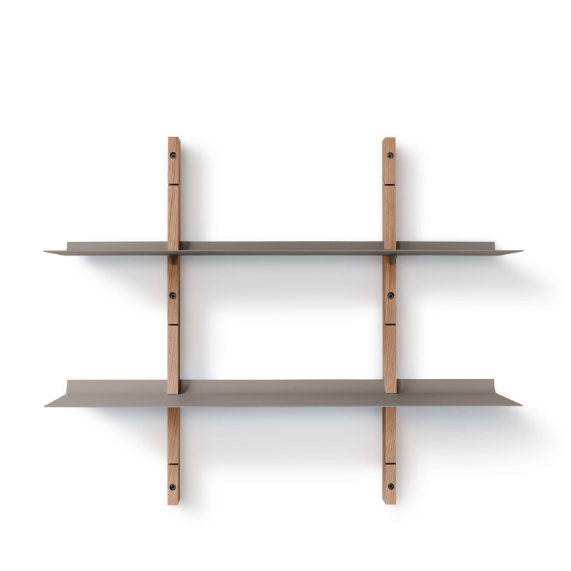 Eva Solo Smile Oak & Grey Wall Shelf 67.5 cm