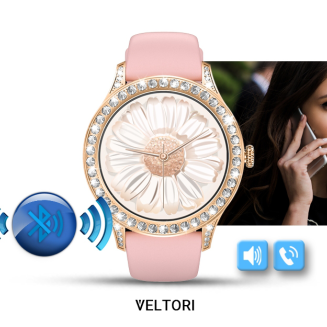 Smartwatch Damski VELTORI VT360-1 Różowy Pasek Silikonowy - 17