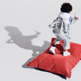  Fatboy Junior Stonewashed Red children's pouffe 130x100 cm - 3