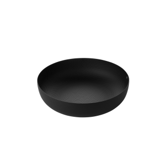 Alessi Texture fruit and snack bowl, black, 29 cm - 2
