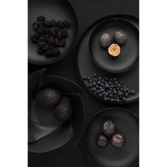 Alessi Texture fruit and snack bowl, black, 29 cm - 8