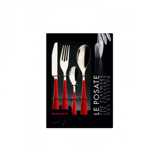  Casa Bugatti Gioia cutlery set red 24 pcs - 3