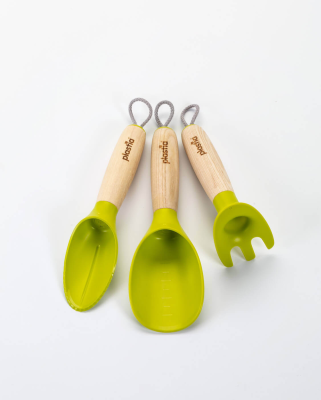 PLASTIA Zestaw narzędzi do ogrodu zielony