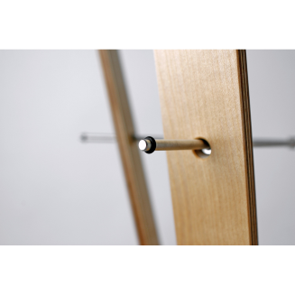  Keilbach Naomi oak standing clothes rack - 6