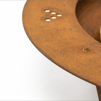  Keilbach Moon garden fire pit with grill - 4