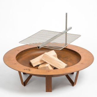  Keilbach Moon garden fire pit with grill - 2