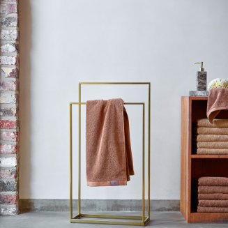  Aquanova Musa cinnamon bathroom rug Ø80 cm - 4