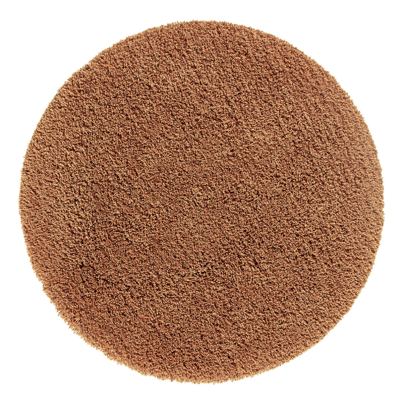  Aquanova Musa cinnamon bathroom rug Ø80 cm