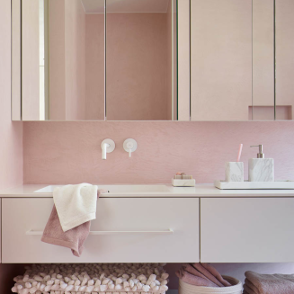  Aquanova Loa Dusty Pink bathroom rug 60x60 cm - 5