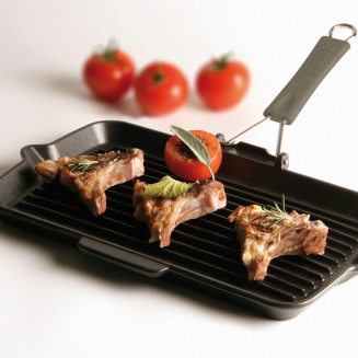  Staub rectangular cast iron grill pan - 3