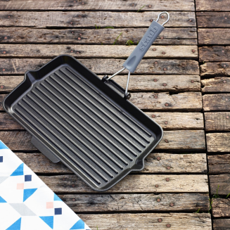  Staub rectangular cast iron grill pan - 4
