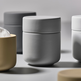  Zone Denmark Ume White Cosmetic Container - 4