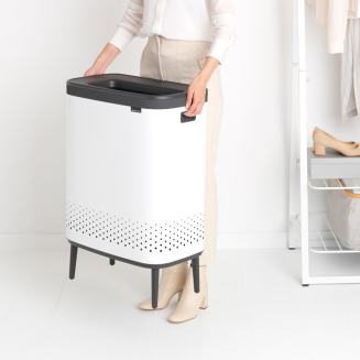  Brabantia Bo laundry basket 2x45l white - 13