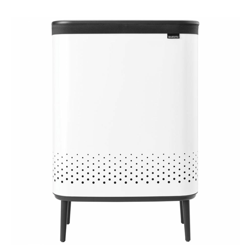  Brabantia Bo laundry basket 2x45l white