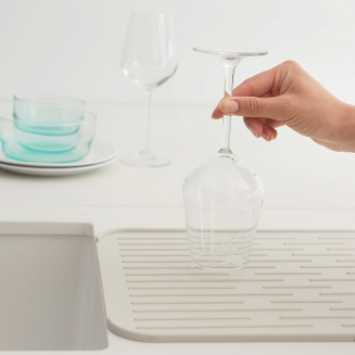  Brabantia dish mat 43x32cm light gray - 2