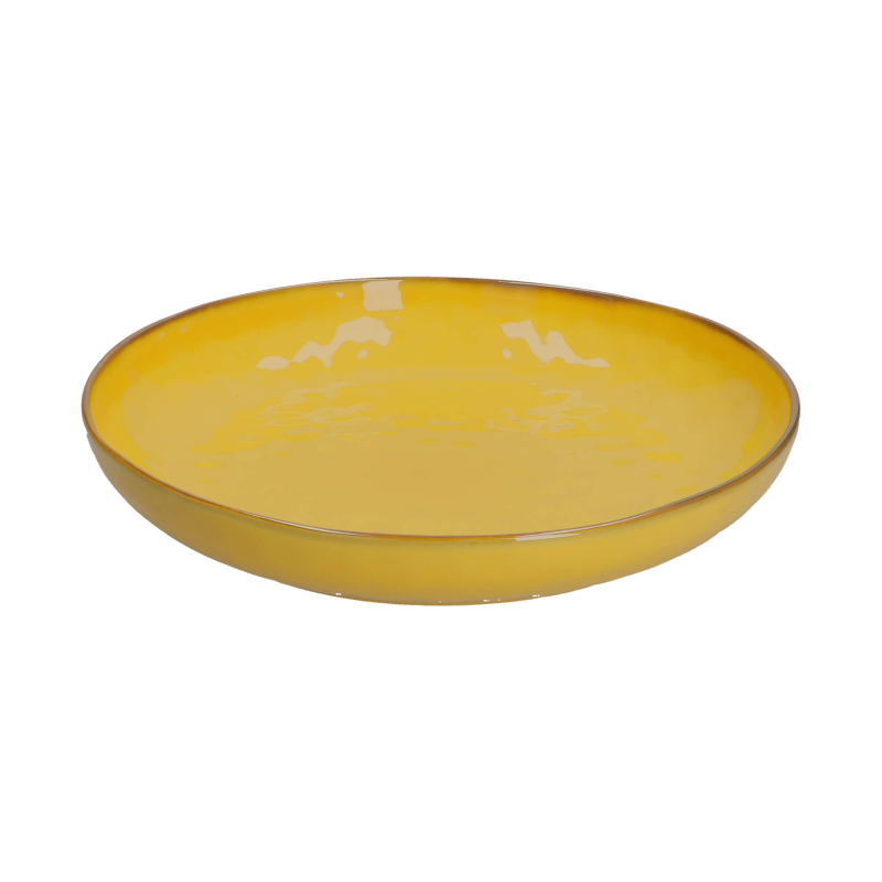 Rose&Tulipani | Set of 2 Concerto Ocra round bowls - Yellow, 30 cm