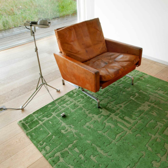  Louis de Poortere Structures Baobab Madagascar Gold round rug - 2