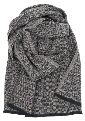  Merino wool scarf Lapuan Kankurit Koli beige-black 60x220 cm