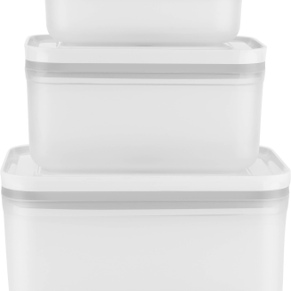  Set of 3 Zwilling Fresh & Save rectangular plastic containers - 3
