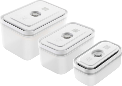  Set of 3 Zwilling Fresh & Save rectangular plastic containers