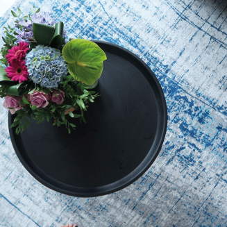  Louis de Poortere Mad Men Griff Bronx Azurite Round Carpet - 3