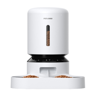 Dozownik karmy Petlibro Granary z podwójną miską, Wifi, 5L(biały) - 2