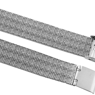 Bransoleta Fashion Mesh Srebrna IPS 14 mm FA14S - 4