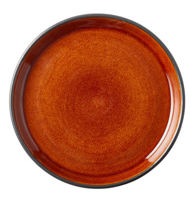 Gastro Bitz Black Amber plate 17 cm