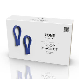 Magnetic wall hooks Zone Denmark Loop Indigo blue 2 pcs. - 6