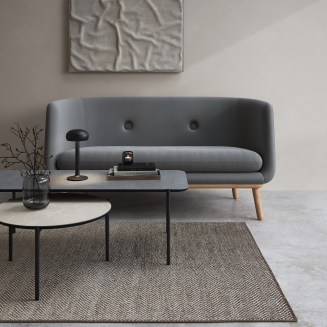 Eva Solo Phantom double sofa with nature oak tables - 7
