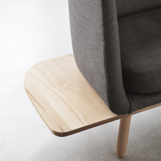 Eva Solo Phantom double sofa with nature oak tables - 3