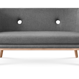 Eva Solo Phantom double sofa with nature oak tables - 2