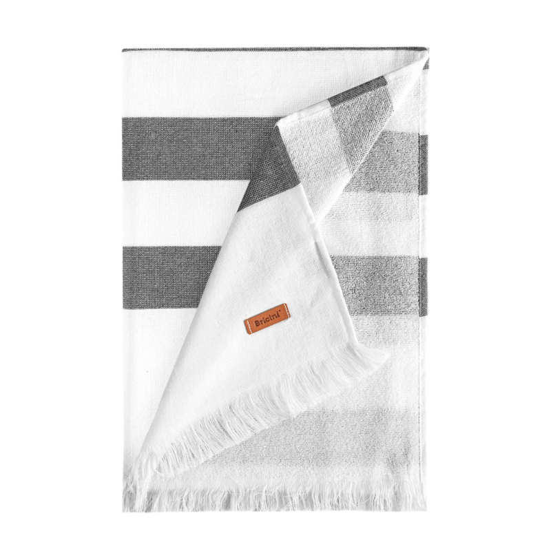  Bricini Costa Nova Magnetic Gray beach towel, 2 sizes
